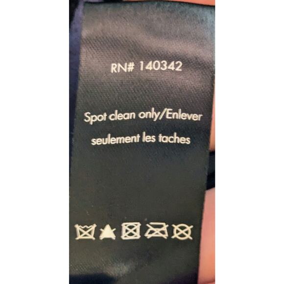 Elizabeth & James Dress Womens 0 NEW Wesley Flip Sequin V-Neck Shift Blue Black - Picture 10 of 10